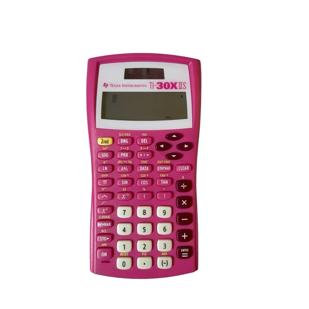 Texas Instruments TI-30X IIS Scientific Calculator w/Cover‎ - Pink Fuchsia